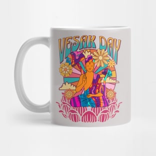 Vesak Day Buddhist Festivals for Buddha Purnima Day Buddhism Mug